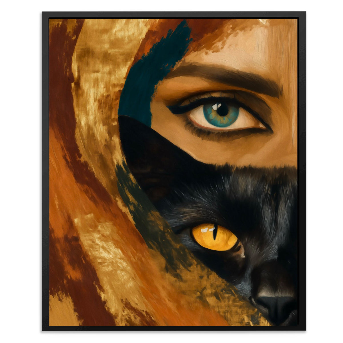 Dual Soul Portrait - Luxury Wall Art