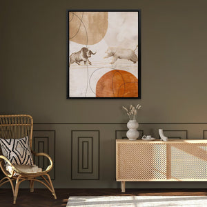 Dueling Nature - Luxury Wall Art