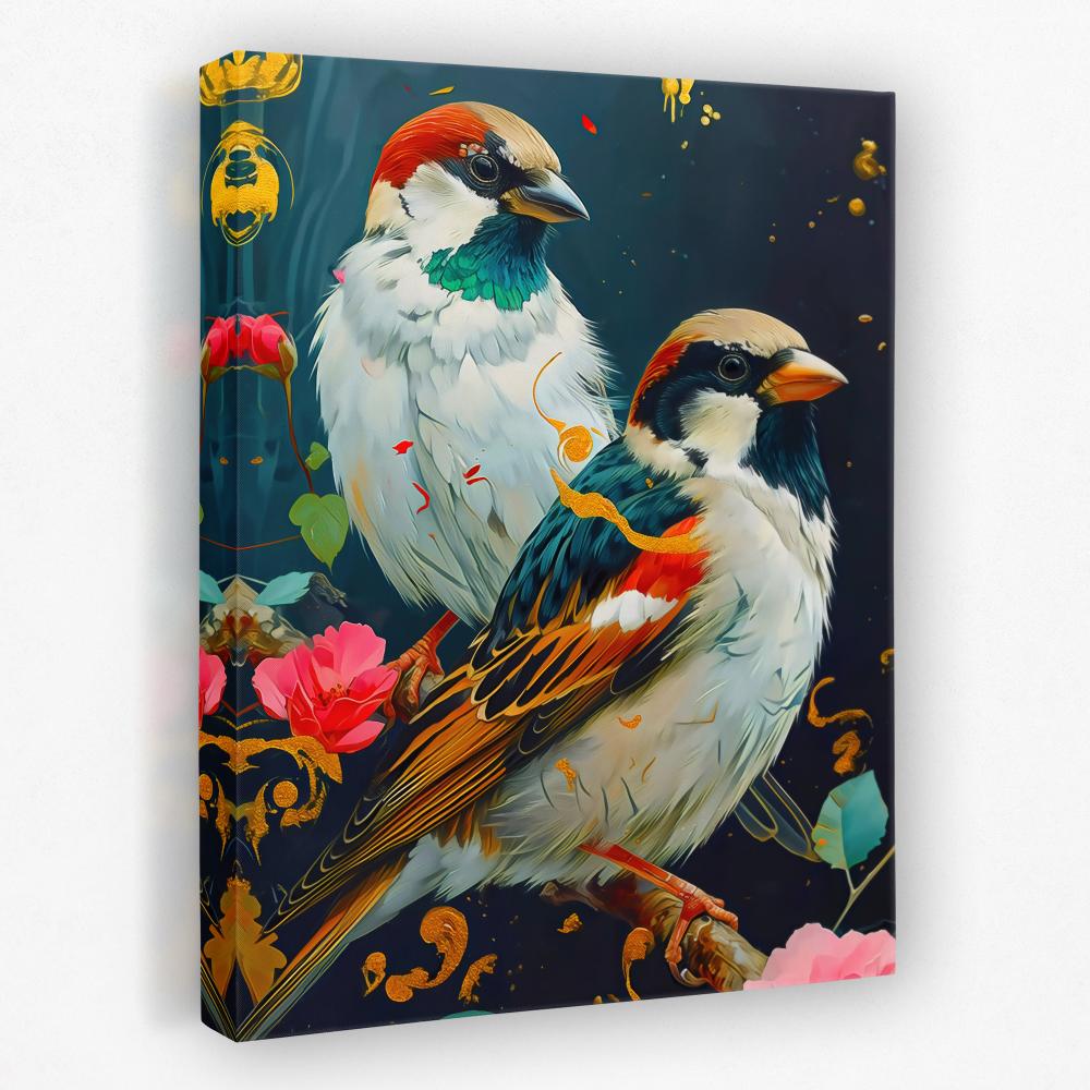 Duet of Birds - Luxury Wall Art