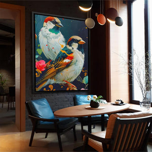 Duet of Birds - Luxury Wall Art