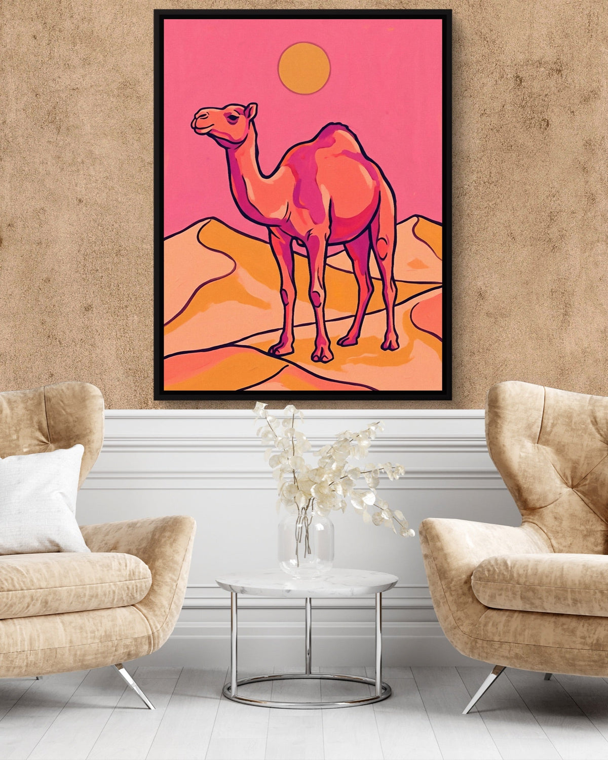 Dune Camel Dawn - Luxury Wall Art