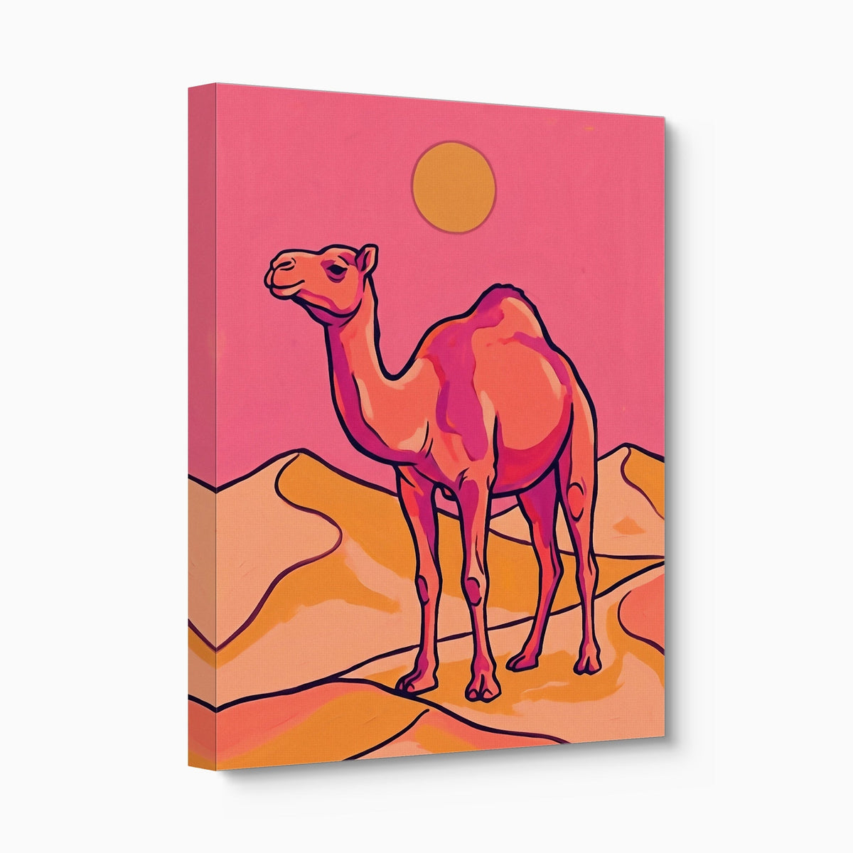 Dune Camel Dawn - Luxury Wall Art