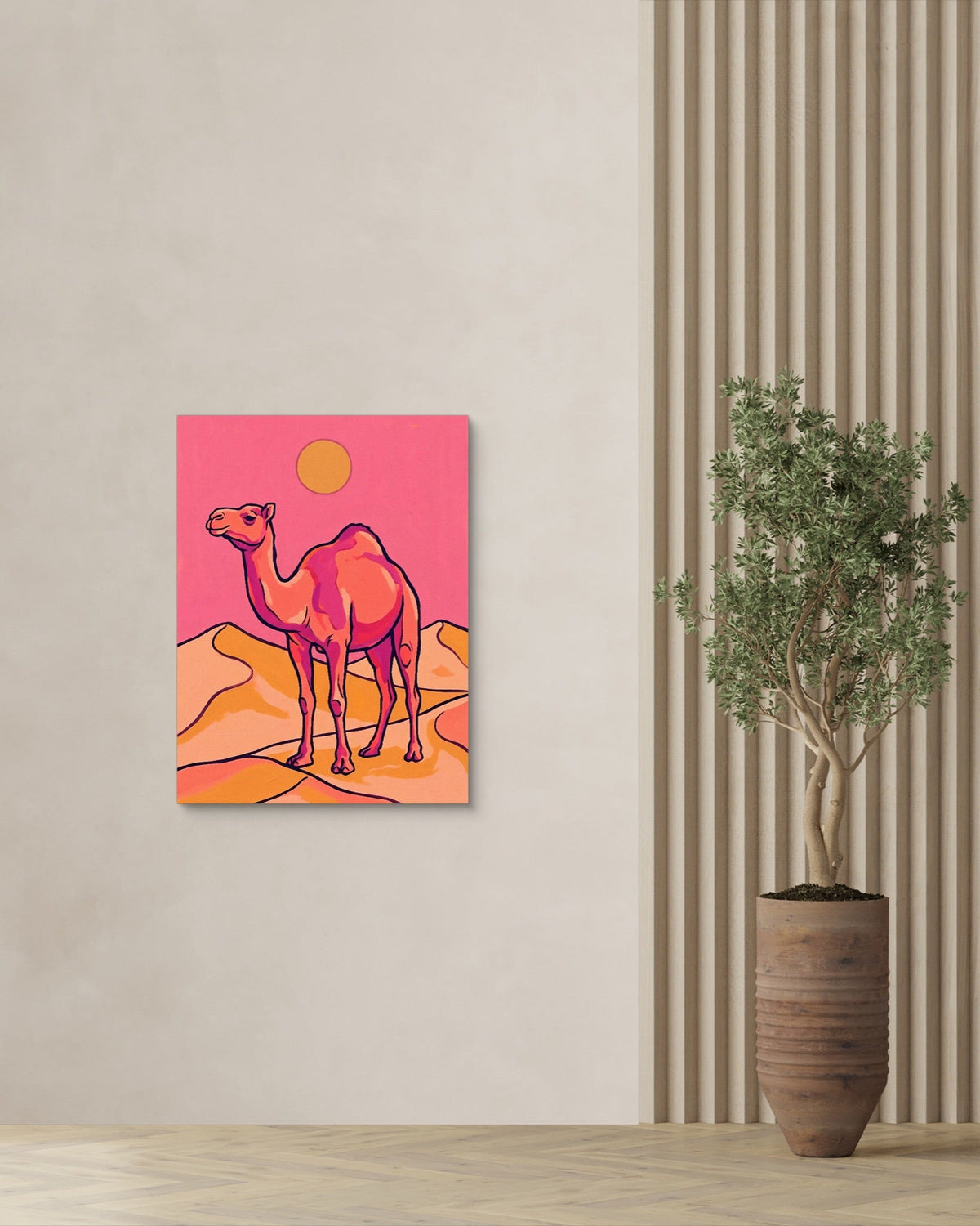 Dune Camel Dawn - Luxury Wall Art
