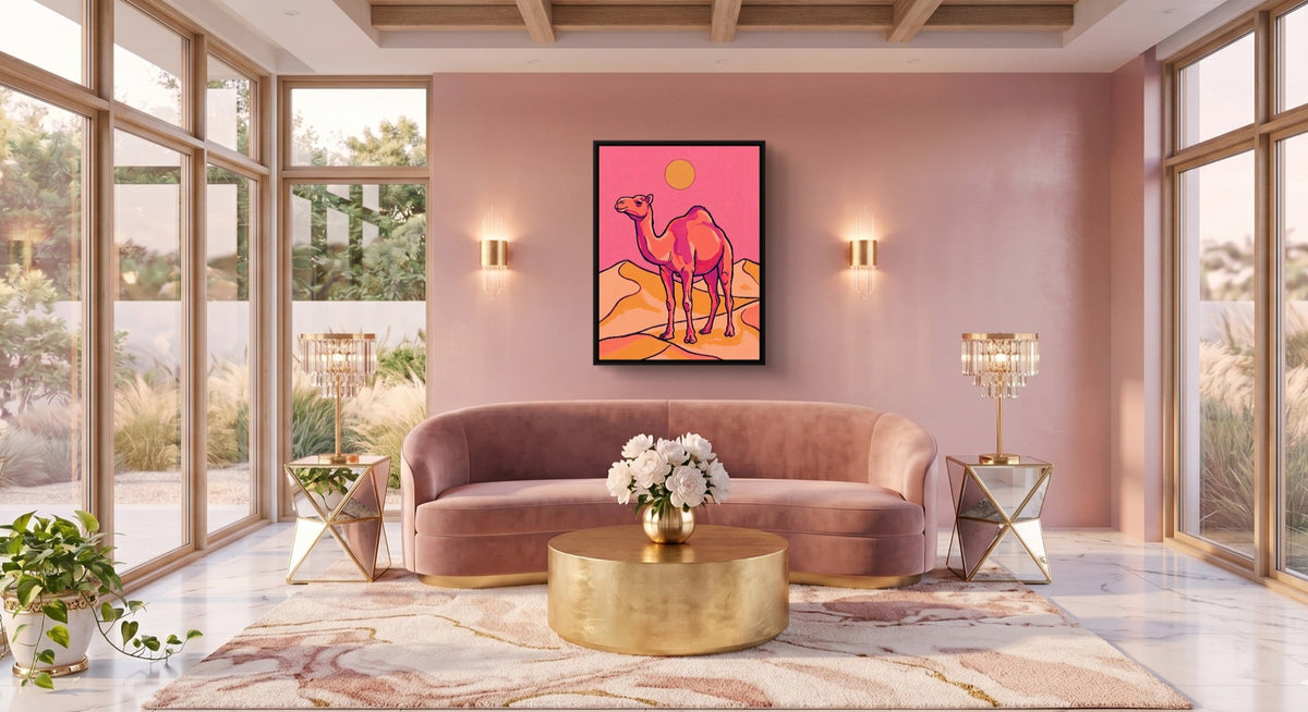 Dune Camel Dawn - Luxury Wall Art