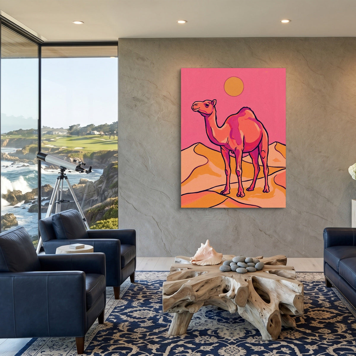 Dune Camel Dawn - Luxury Wall Art