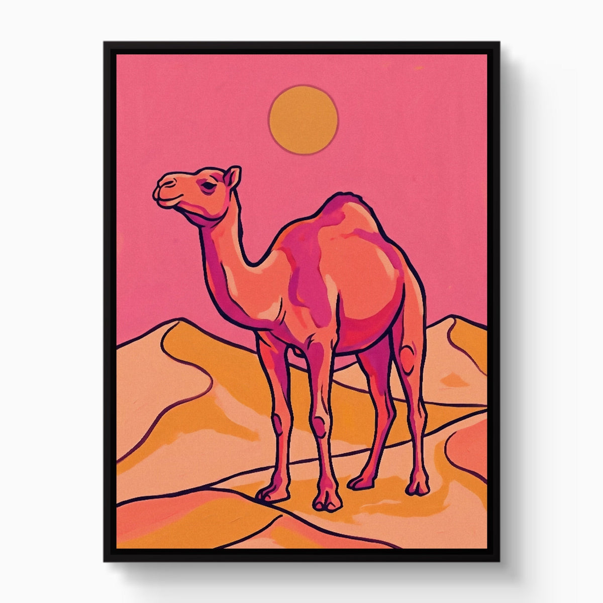 Dune Camel Dawn - Luxury Wall Art