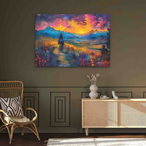 Dusk Mountain - Luxury Wall Art