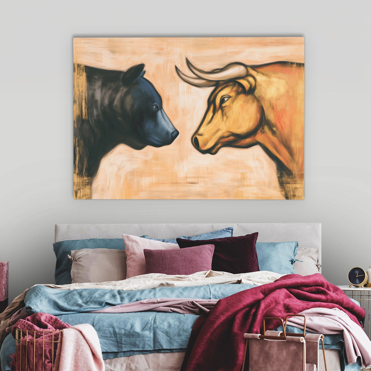 Dusk on Wall Street - Luxury Wall Art