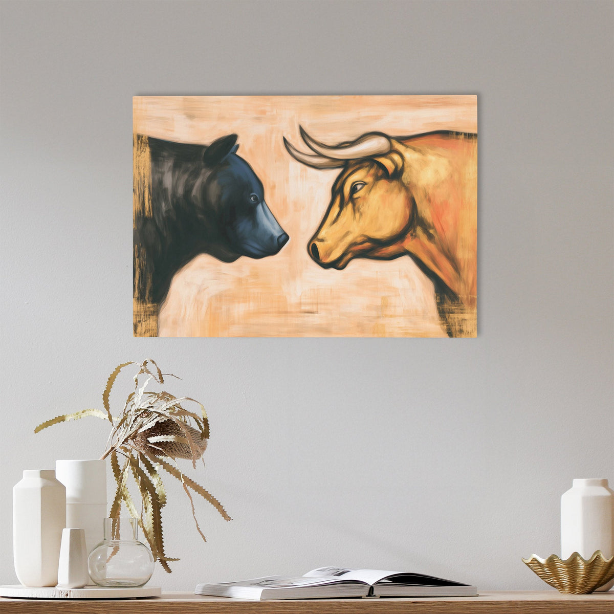 Dusk on Wall Street - Luxury Wall Art