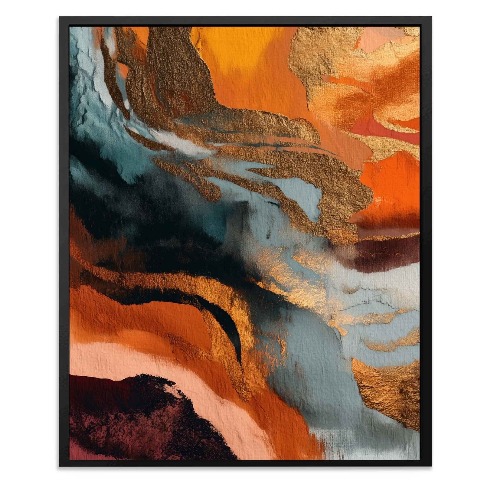 Dynamic Ink Wash - Luxury Wall Art