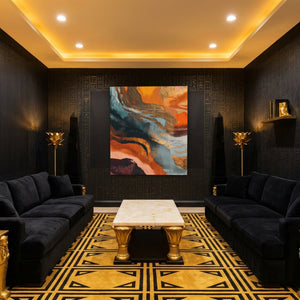 Dynamic Ink Wash - Luxury Wall Art