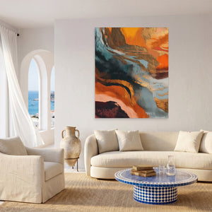 Dynamic Ink Wash - Luxury Wall Art