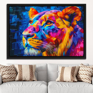 Dynamic Lioness - Luxury Wall Art