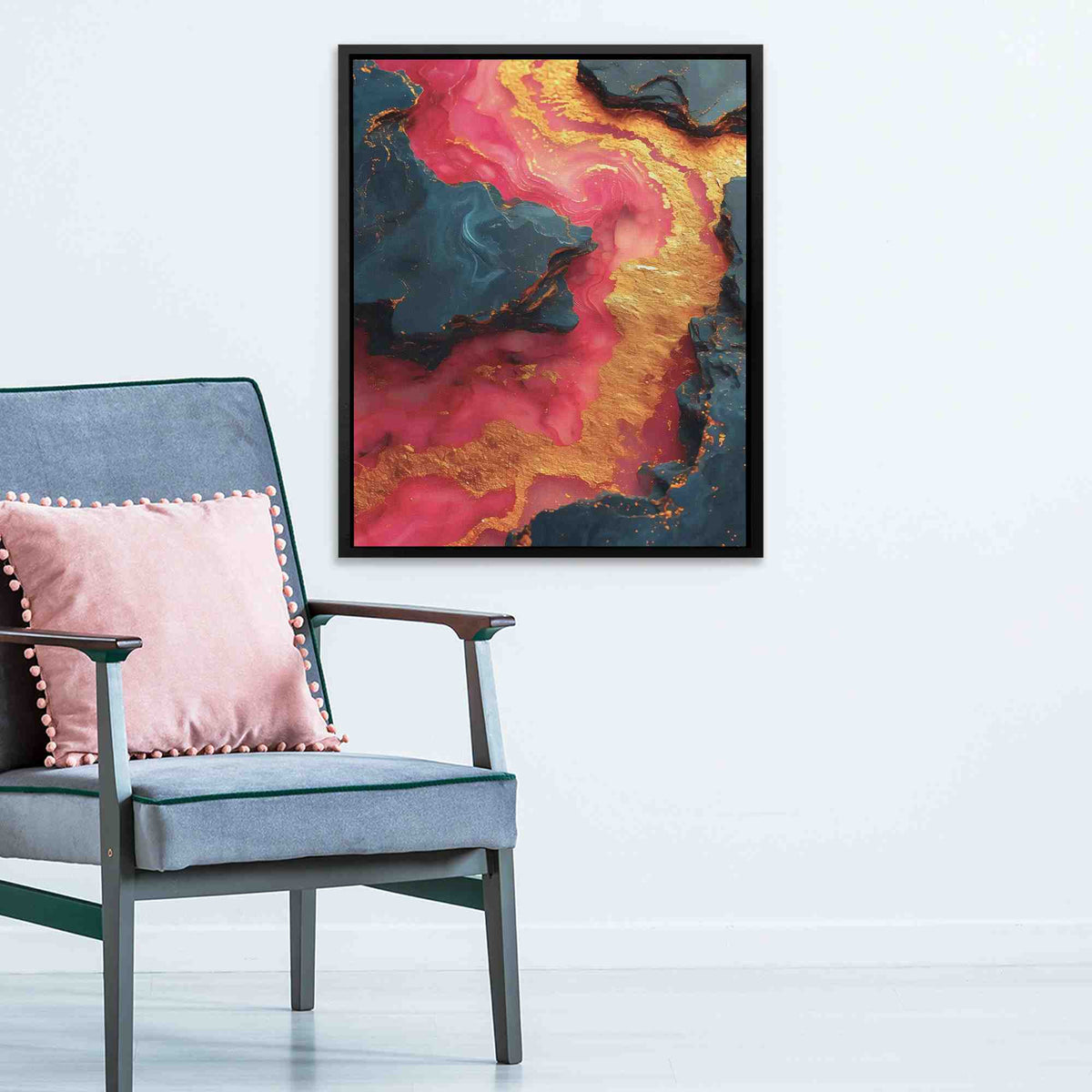 Dynamic Pink Dream - Luxury Wall Art