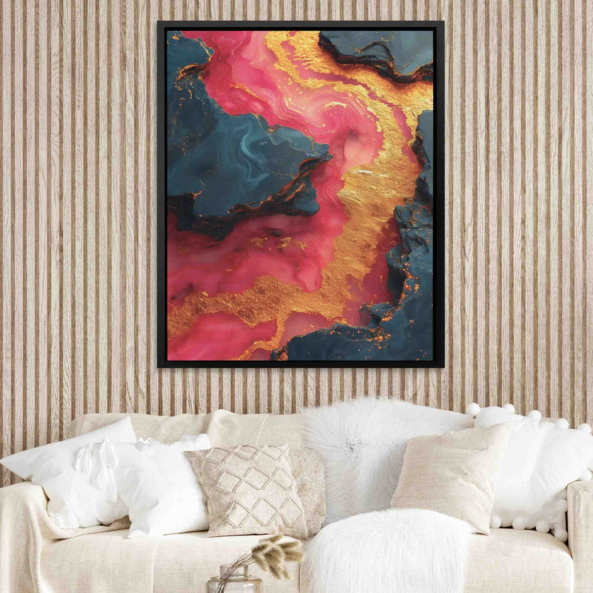Dynamic Pink Dream - Luxury Wall Art