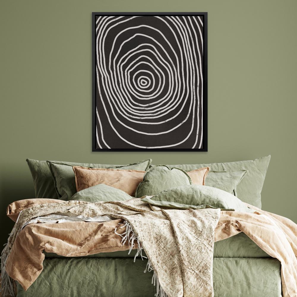 a black and white picture of a spiral design