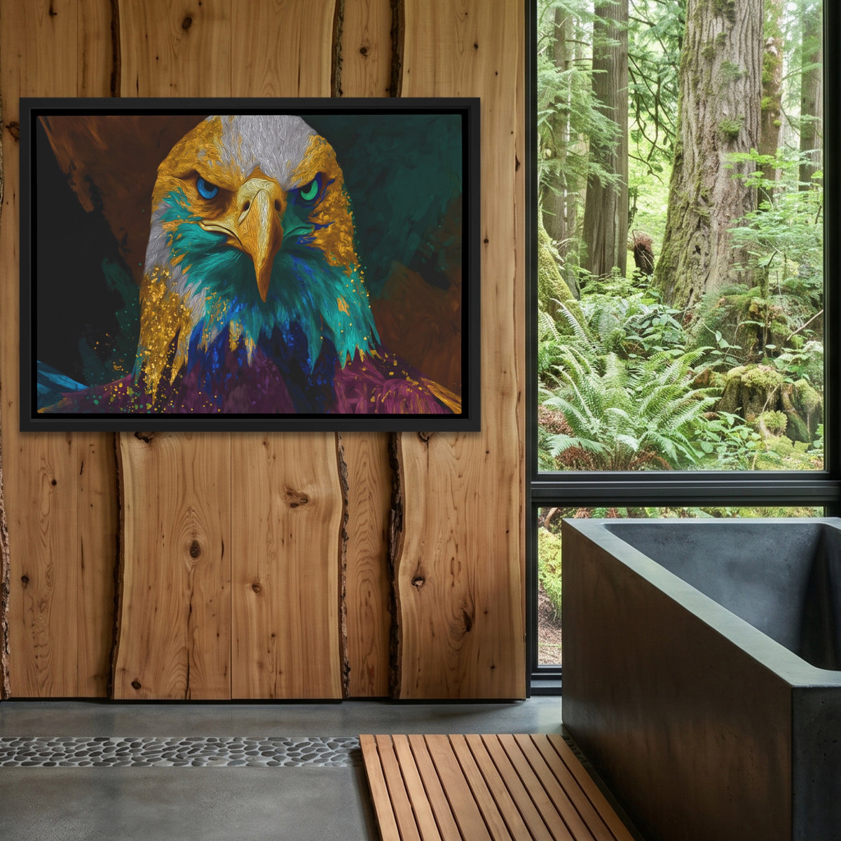 Eagle Burgundy Gold — Eagle Burgundy Gold Outdoor Bathroom Log Land 225