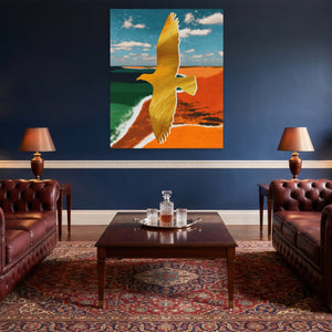 Eagle Geometric Coast - Luxury Wall Art