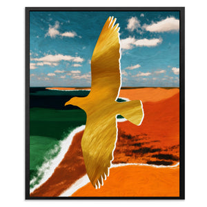Eagle Geometric Coast - Luxury Wall Art
