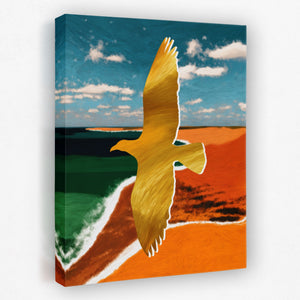 Eagle Geometric Coast - Luxury Wall Art