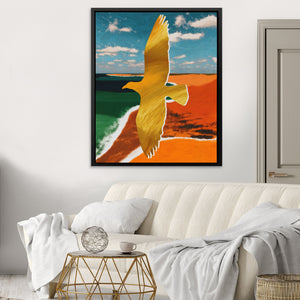 Eagle Geometric Coast - Luxury Wall Art