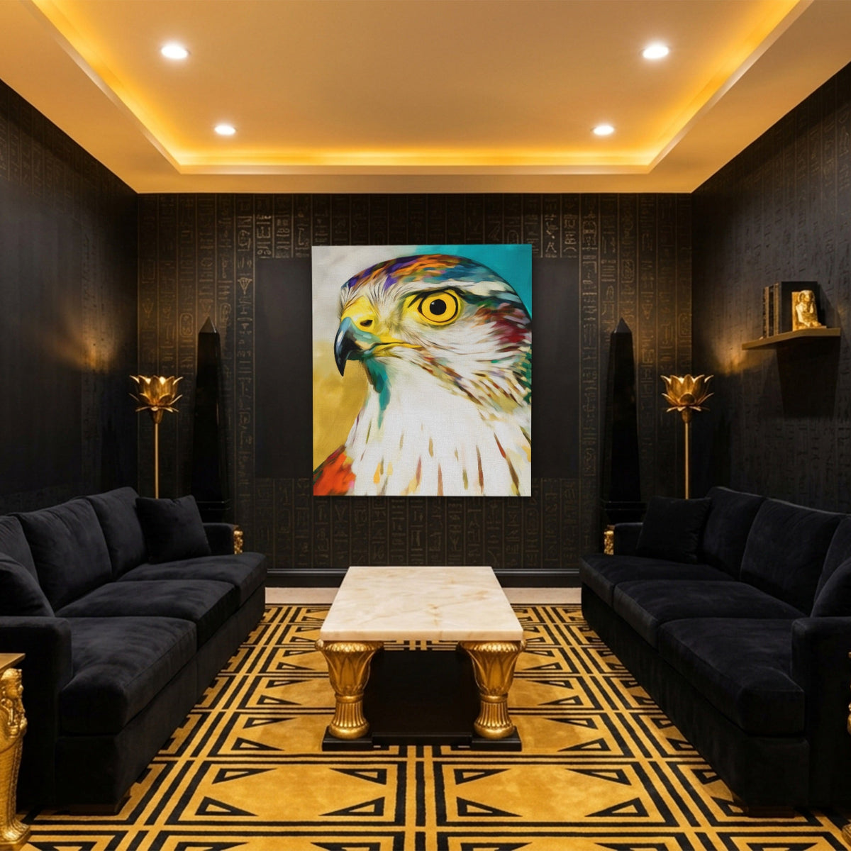 Eagle Ink Expression - Luxury Wall Art