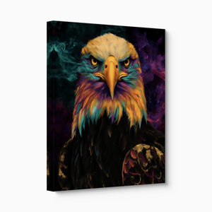 Eagle Jewel Tones — eagle jewel tones angled flush print