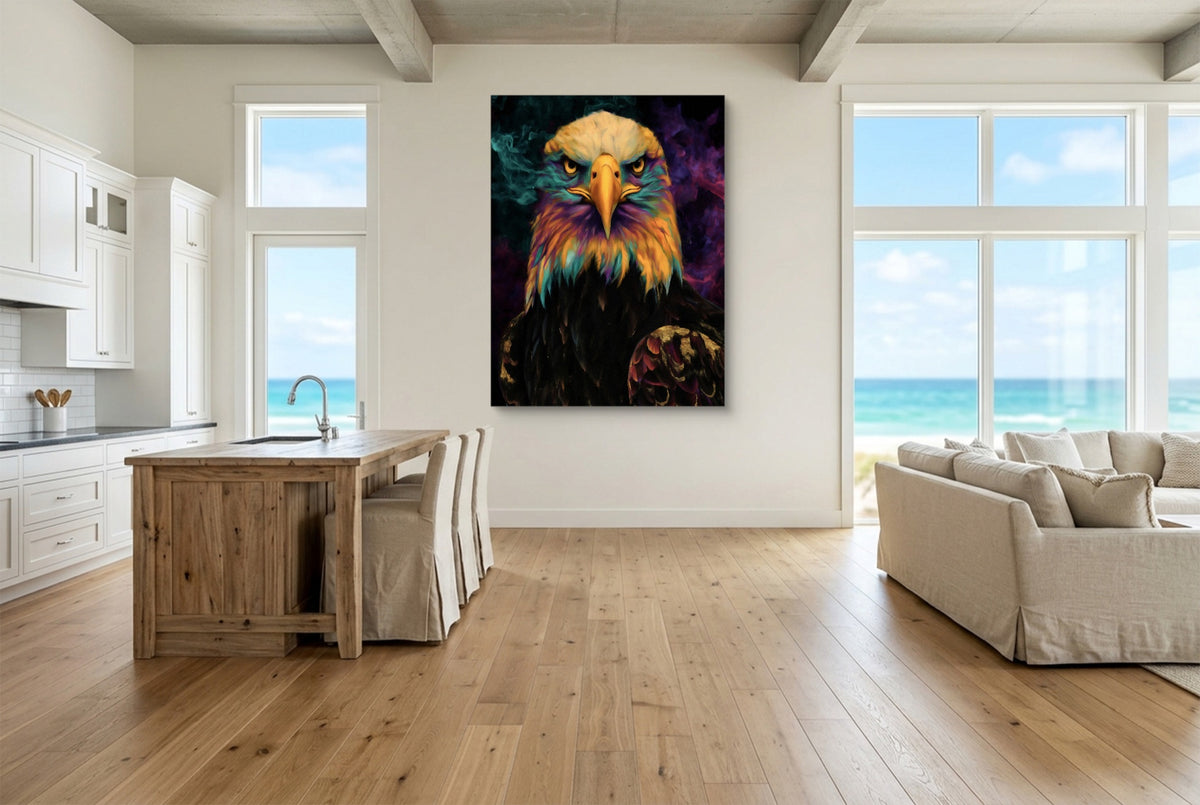 Eagle Jewel Tones — eagle jewel tones living room with ocean view 2 1port flush print