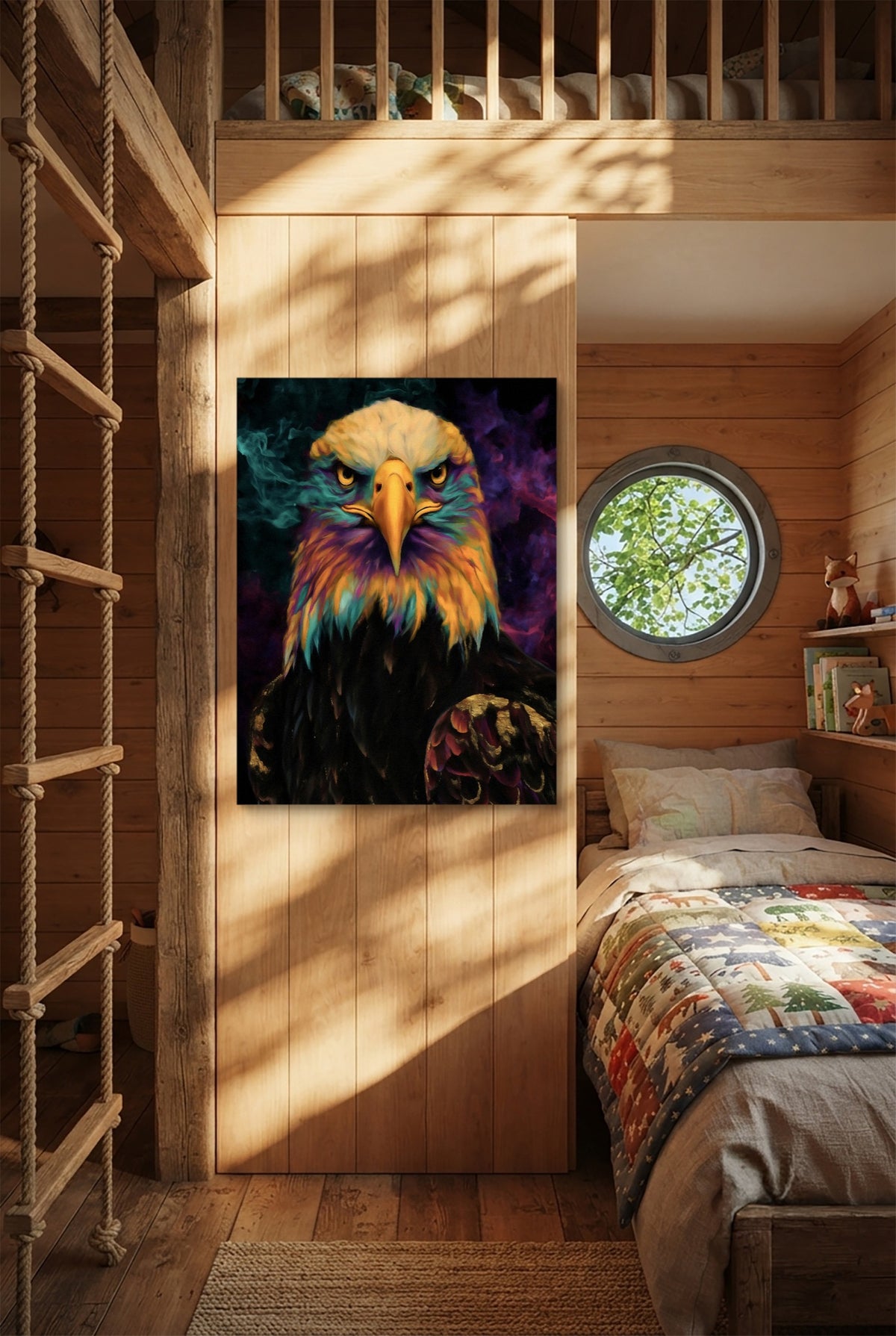 Eagle Jewel Tones — eagle jewel tones p bedroom with loft area 1port flush print