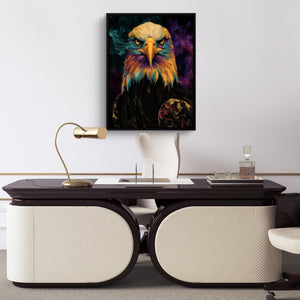 Eagle Jewel Tones — eagle jewel tones sq luxury office desk 1port framed black