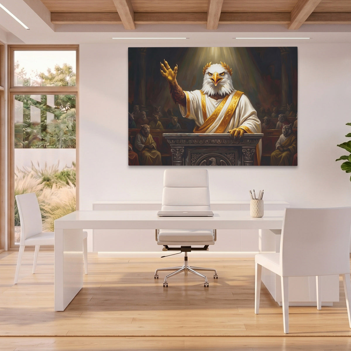 Eagle Senator Triumphant - Luxury Wall Art
