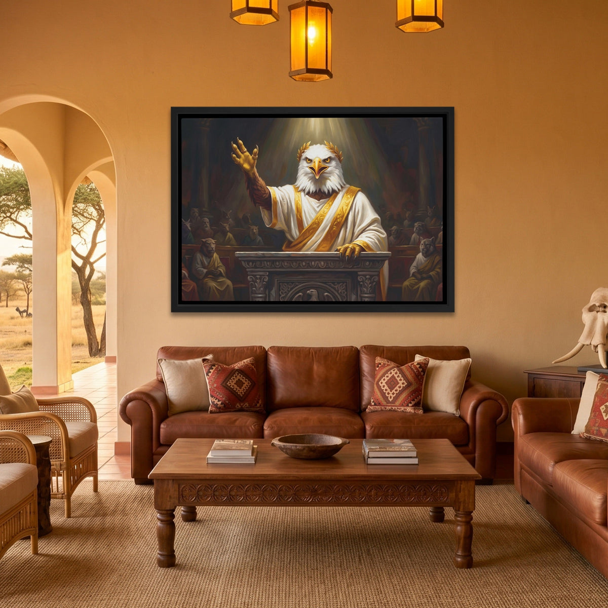 Eagle Senator Triumphant - Luxury Wall Art