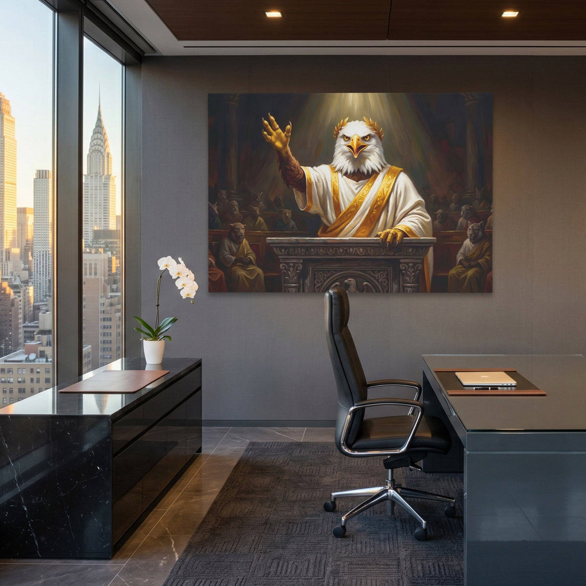 Eagle Senator Triumphant - Luxury Wall Art