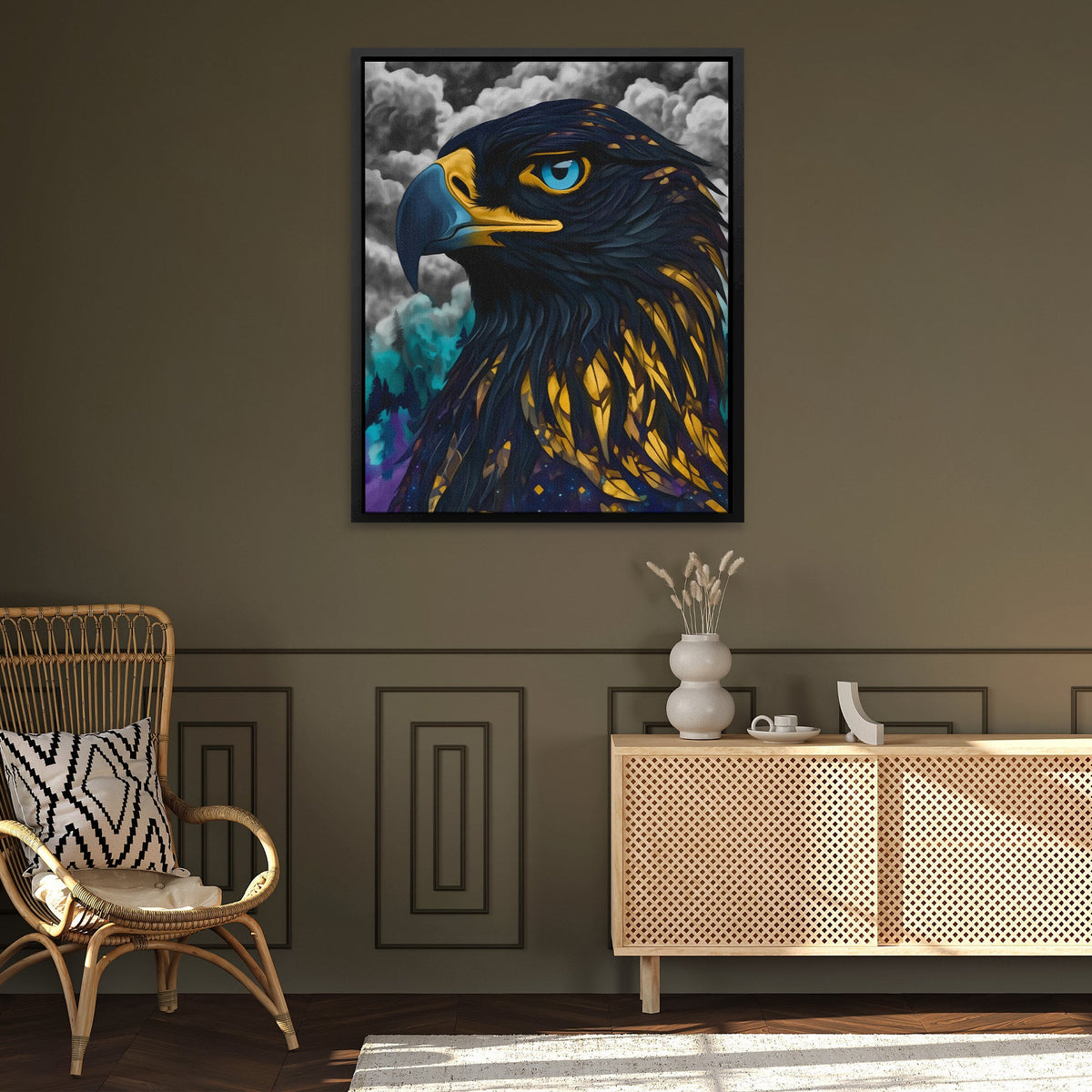 Eagle Storm Oracle - Luxury Wall Art