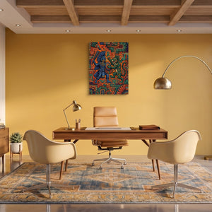 Eagle Warrior Clash - Luxury Wall Art