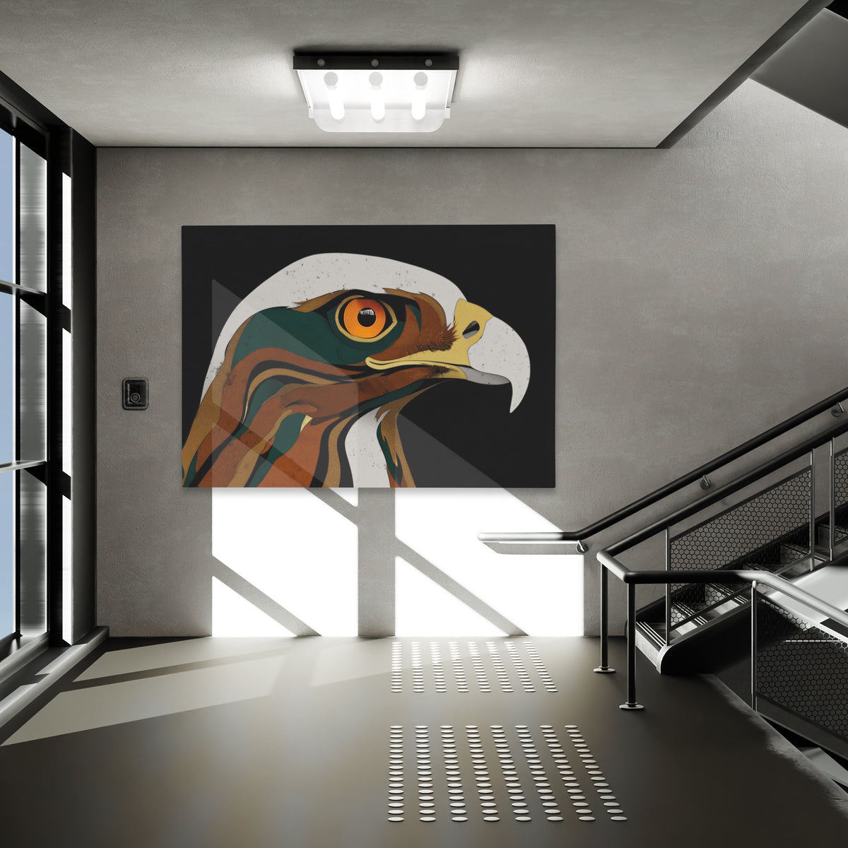 Eagles Amber Eye - Luxury Wall Art