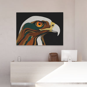 Eagles Amber Eye - Luxury Wall Art