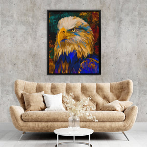 Eagle's Amber Storm - Luxury Wall Art