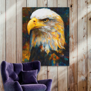 Eagle's Autumn Fire - Luxury Wall Art