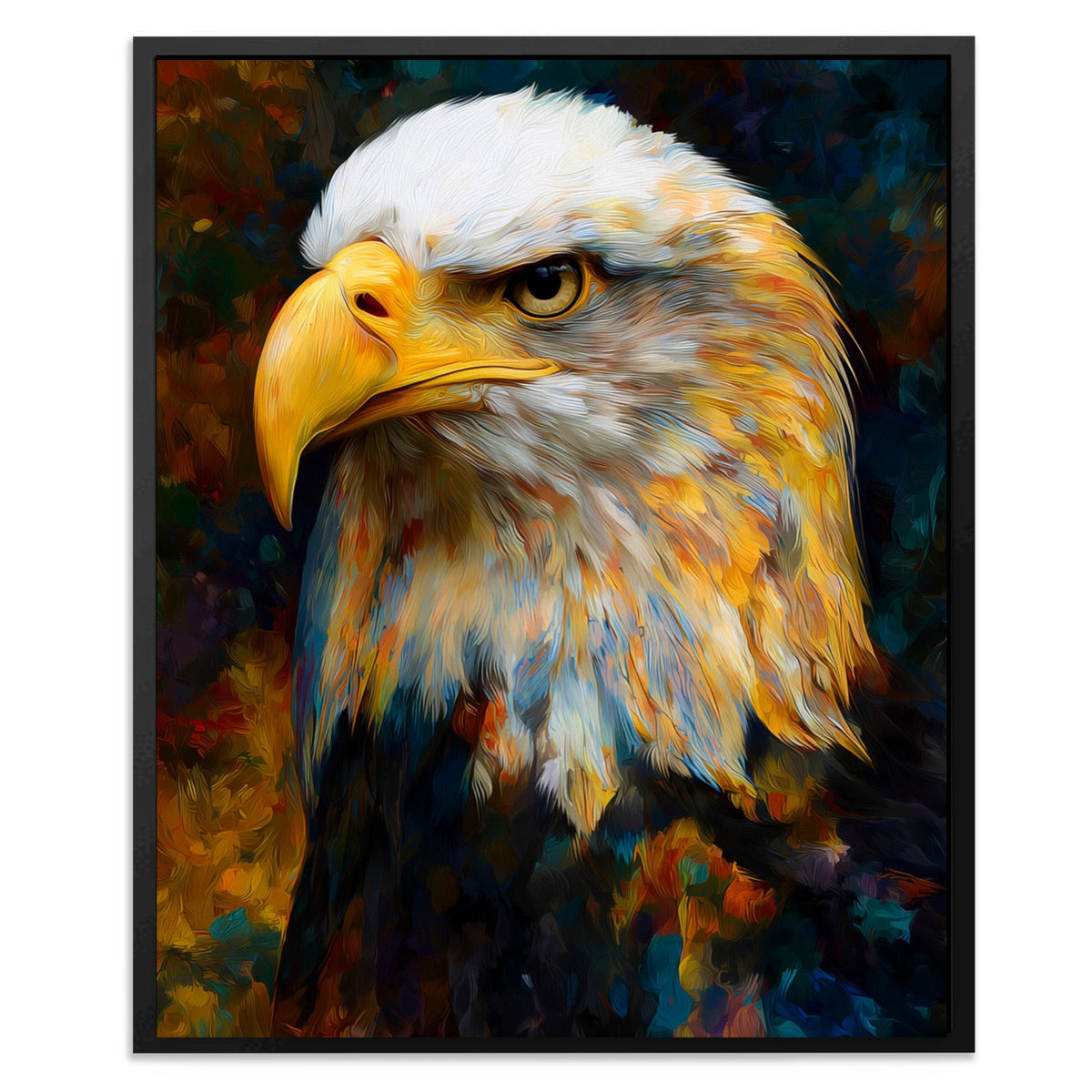 Eagle's Autumn Fire - Luxury Wall Art