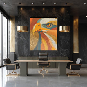 Eagle's Copper Storm II - Luxury Wall Art