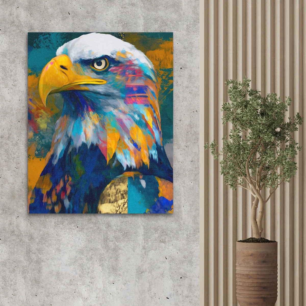 Eagle's Copper Storm - Luxury Wall Art