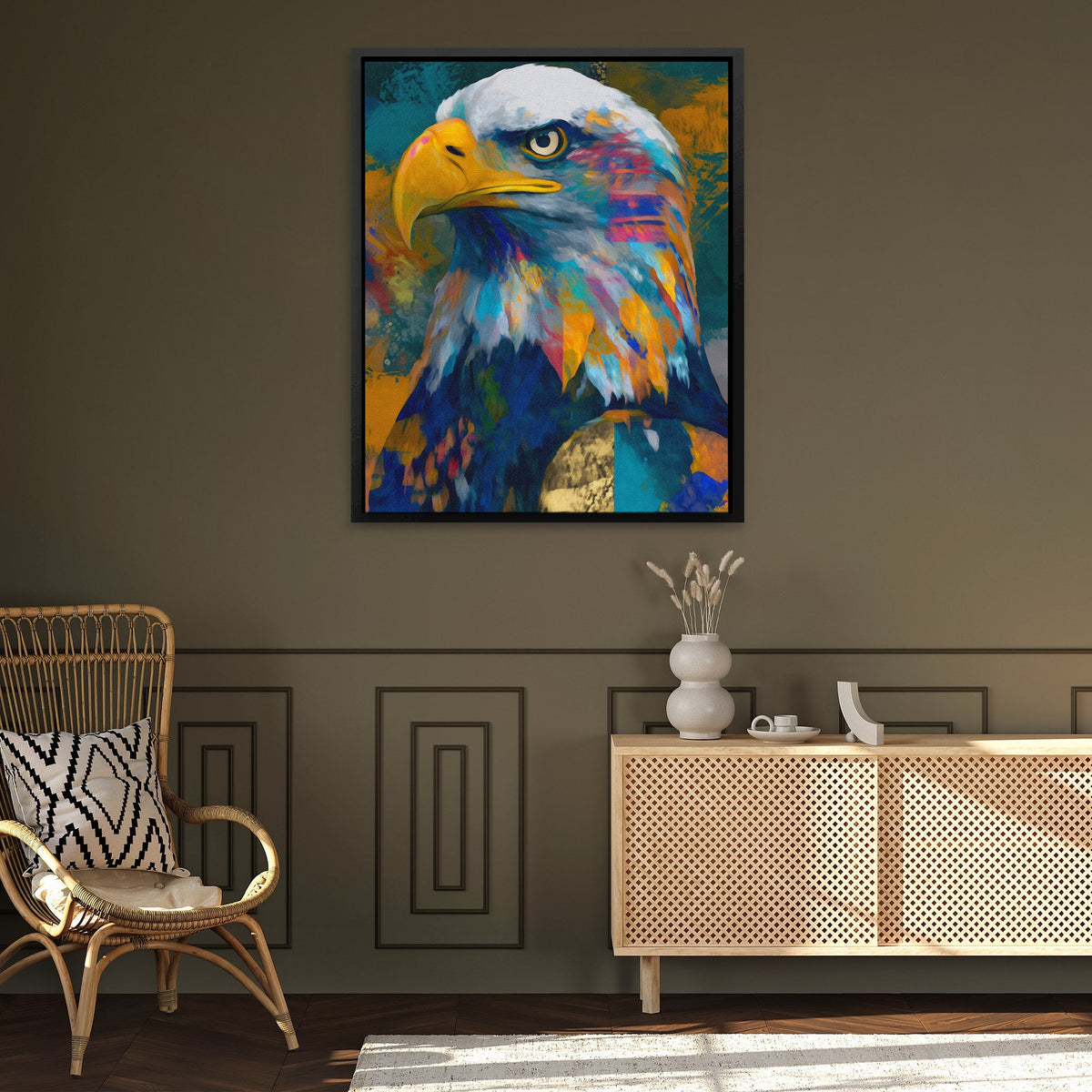 Eagle's Copper Storm - Luxury Wall Art