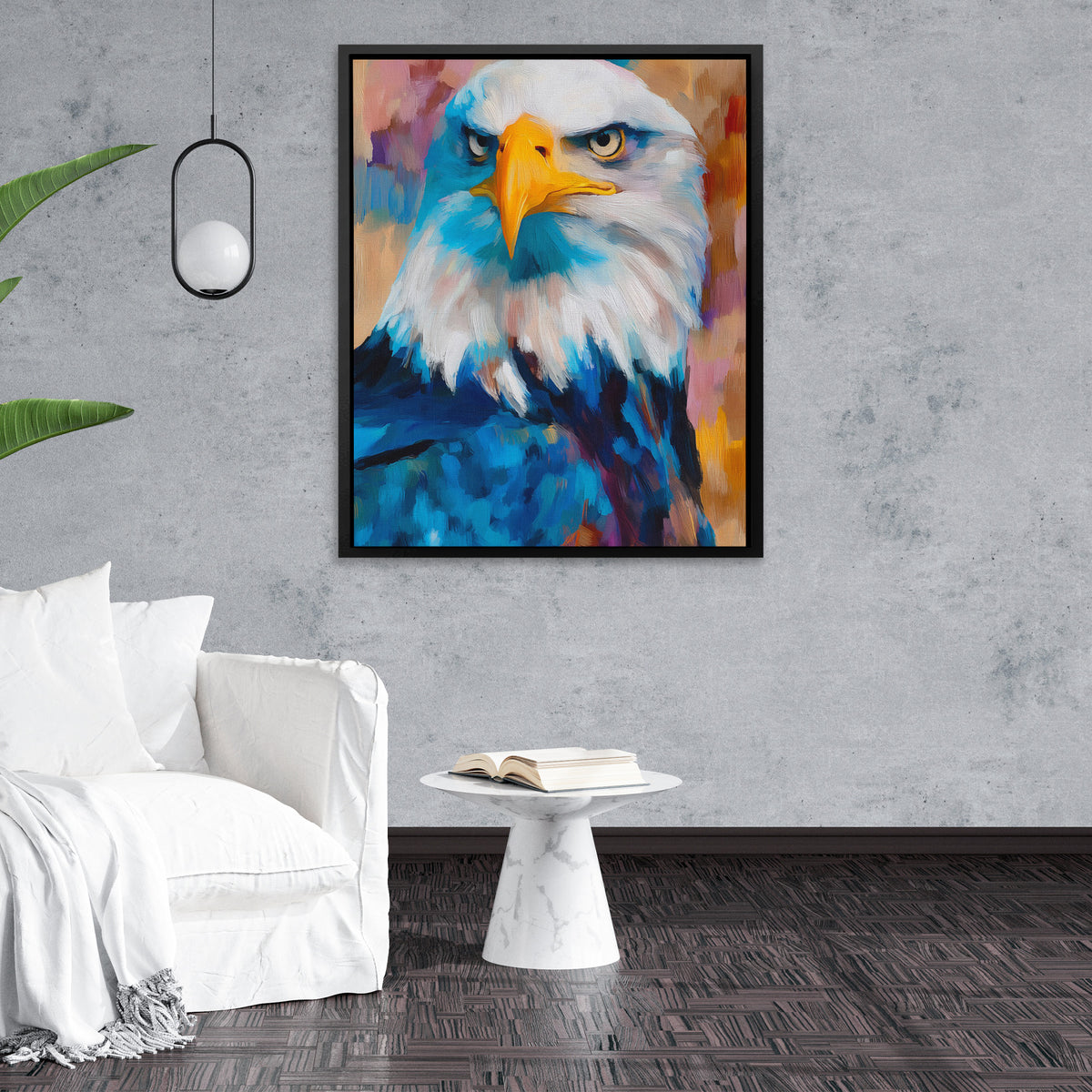 Eagles Electric Storm - Luxury Wall Art
