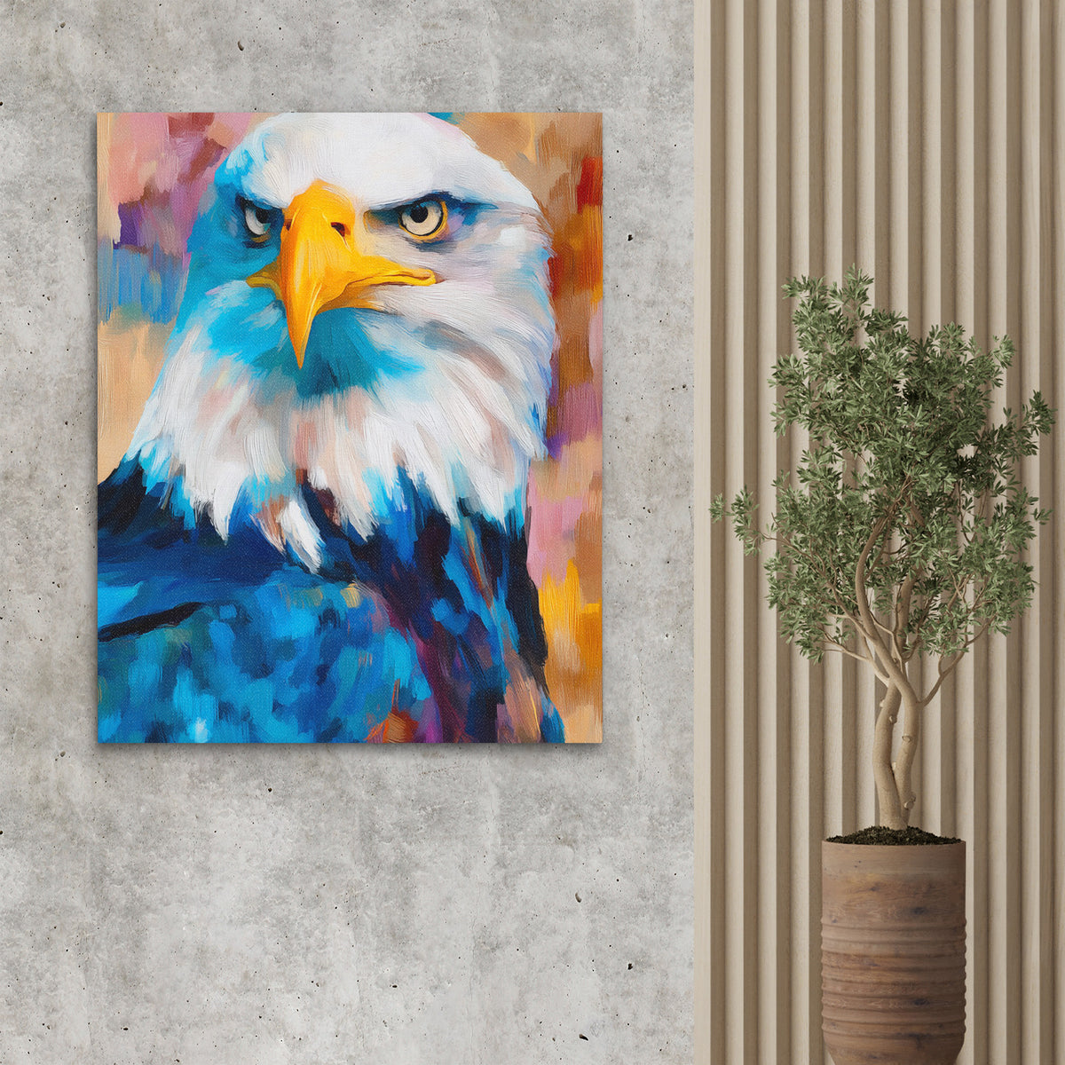 Eagles Electric Storm - Luxury Wall Art