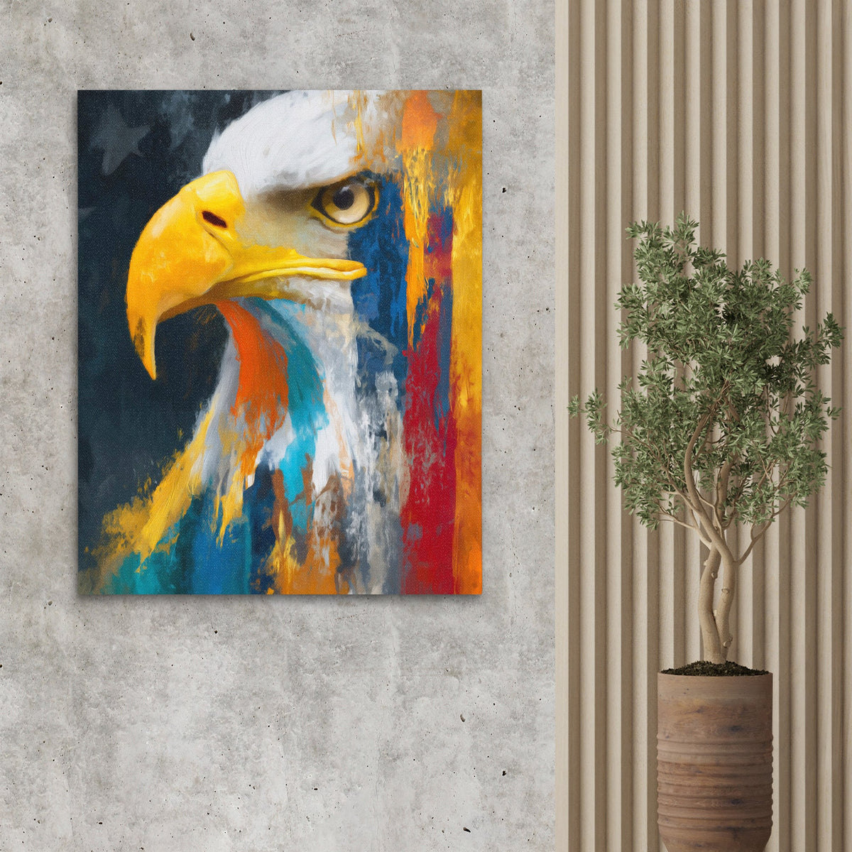 Eagle's Freedom Fire - Luxury Wall Art