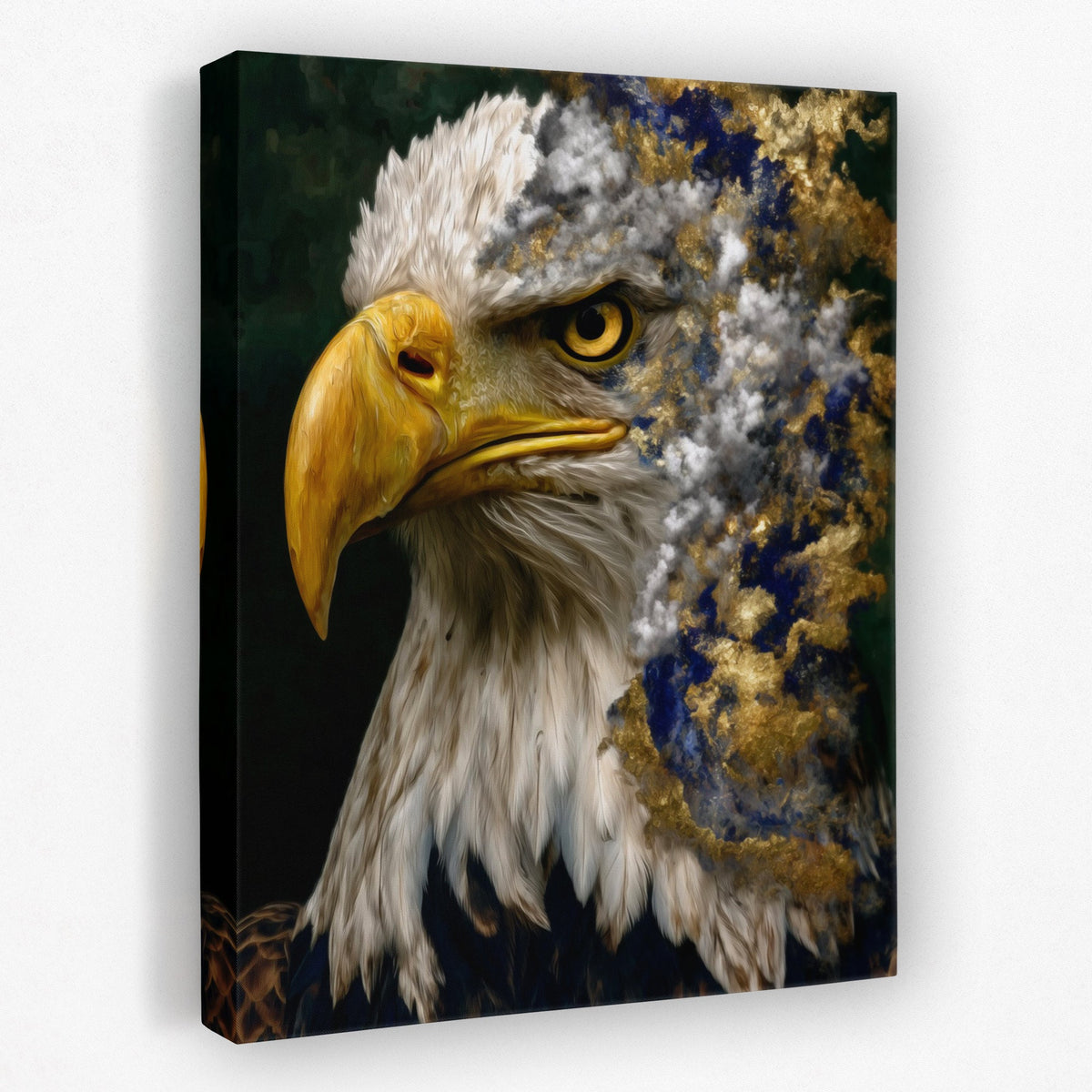 Eagle's Golden Thunder - Luxury Wall Art