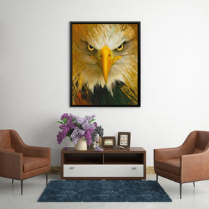 Eagle's Lightning Strike - Luxury Wall Art