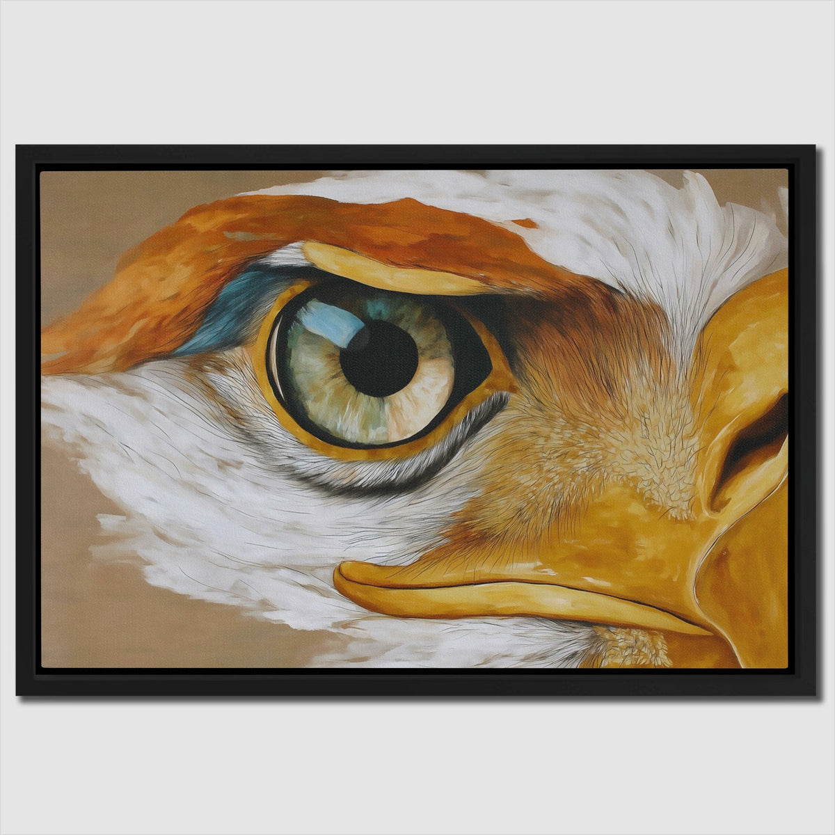 Eagle's Piercing Dawn - Luxury Wall Art