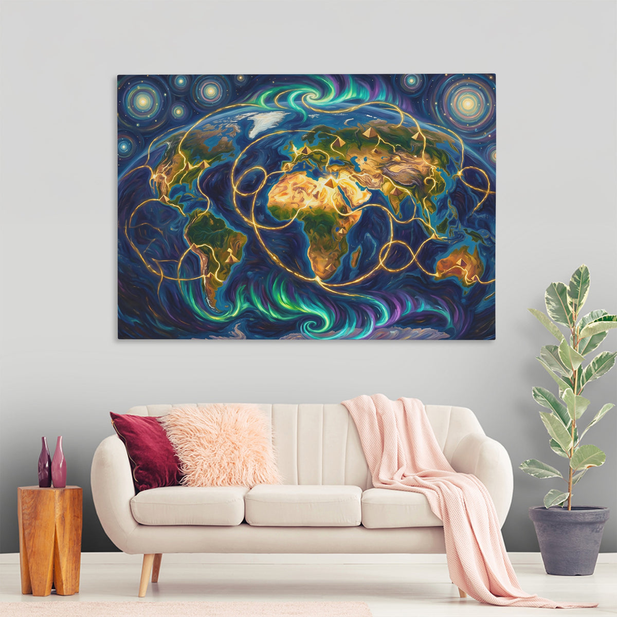 Earth Cosmic Lay Lines — Earth Cosmic Lay Lines New   Land Nice Living Room 97